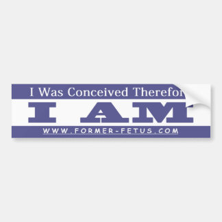 I AM Bumper Bumper Sticker