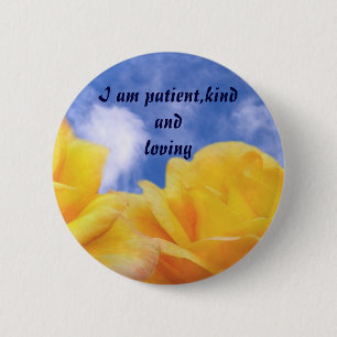 I Am_Button 6 Cm Round Badge