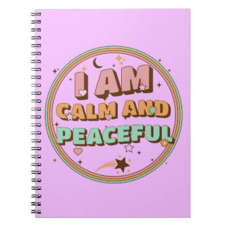 I Am Calm And Peaceful Notebook