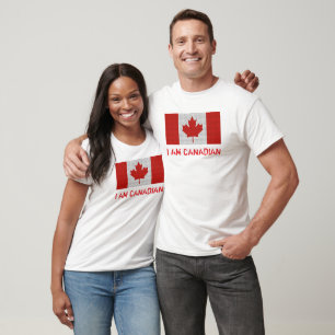 I AM CANADIAN Cropped TShirt
