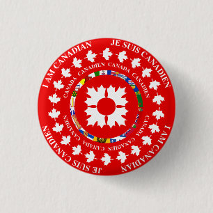 I am Canadian / Je Suis Canadien Button