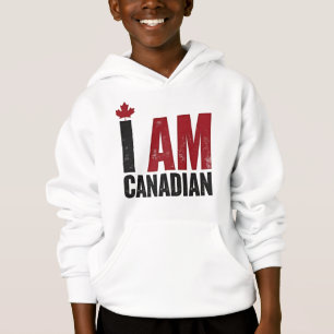 I Am Canadian – Patriotic Statement & Maple leaf