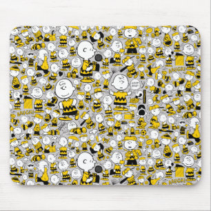 I Am Charlie Brown Pattern Mouse Mat