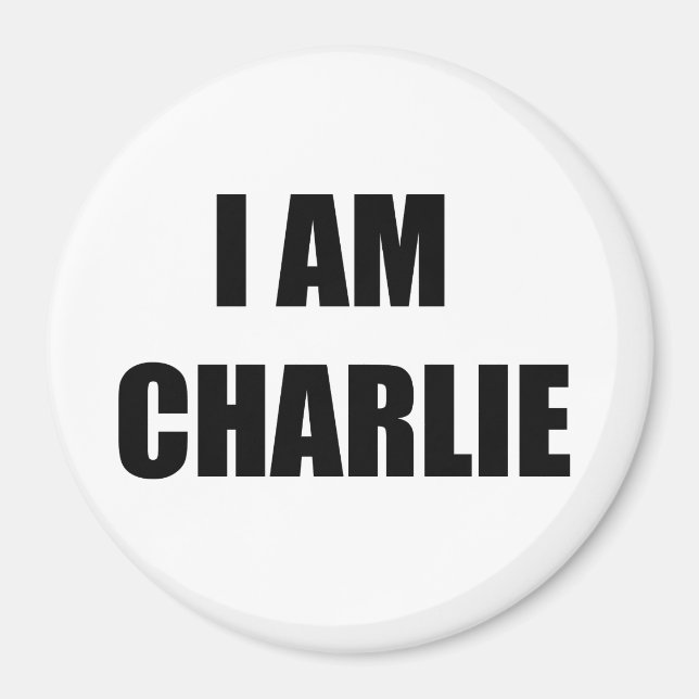 I AM CHARLIE MAGNET (Front)