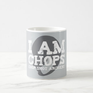I Am Chops logo mug