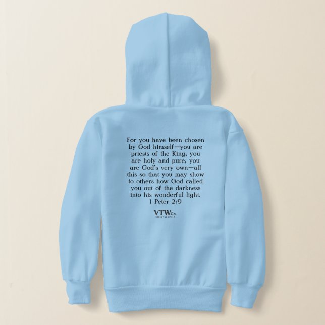 I am chosen Boys Hoodie (Laydown Back)