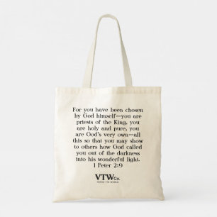 I am chosen tote bag