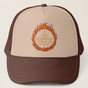 I AM COURAGE TRUCKER HAT
