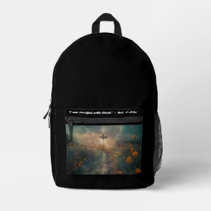 I am crucified with Christ backpack