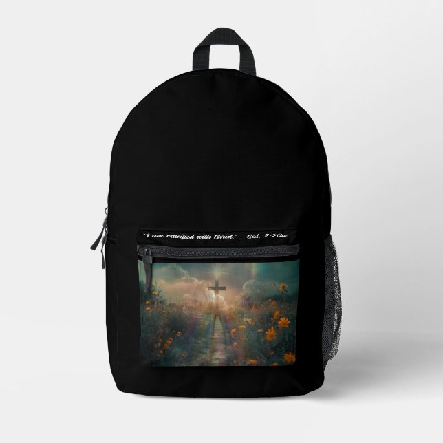 I am crucified with Christ backpack (Front)