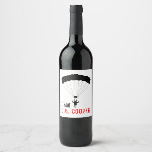 I AM D.B. Cooper Wine Label