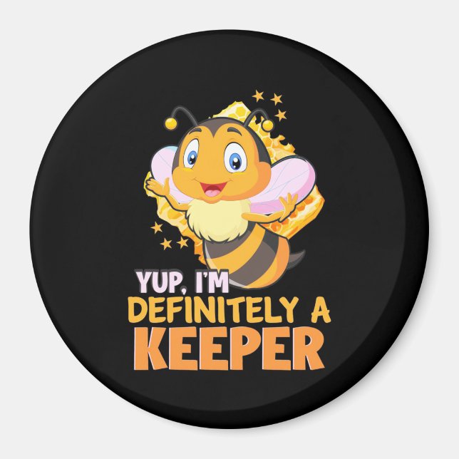 I Am Definitely A Bee Keeper Magnet (Front)