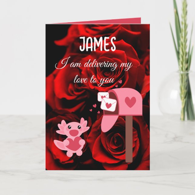 I am delivering my love to you Valentine Holiday  (Front)