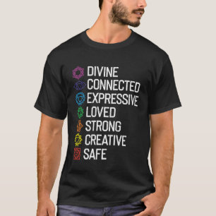 I Am Divine Connected Expressive Loved Strong Crea T-Shirt