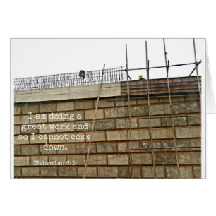 I am doing a great work and so I cannot come down