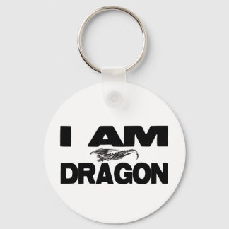 I Am Dragon Key Ring