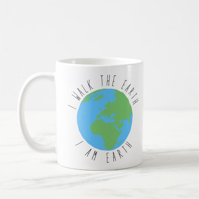 I Am Earth Coffee Mug (Left)