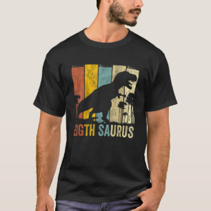 I am Eight Saurus 8 Years Old Rex for Boys 8th Bir T-Shirt