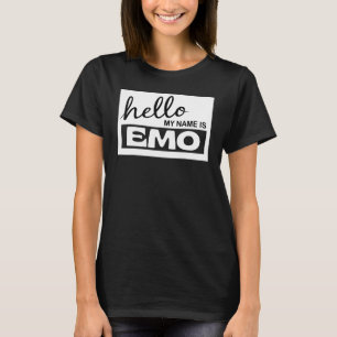 I Am Emo Hello Im Emo So What Elder Emo It Was Nev T-Shirt
