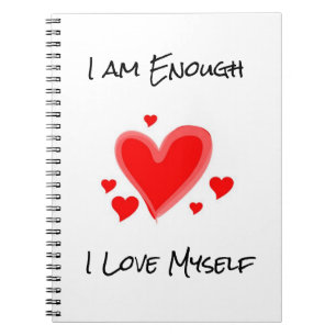 "I am Enough" Gratitude Journal and Notebook