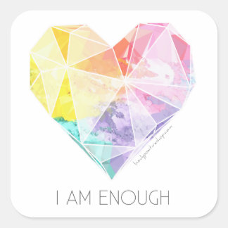I Am Enough - Mirror/Scale Sticker