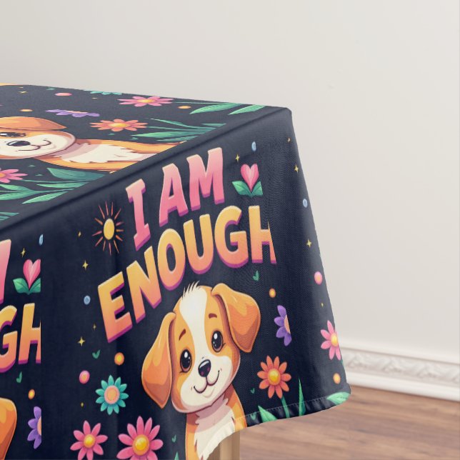 I Am Enough Tablecloth (In Situ)