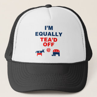 I Am Equally Tea'd Off (v110x) Trucker Hat