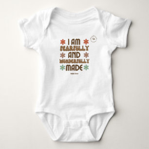 I Am Fearfully And Wonderfully Made Baby Bodysuit