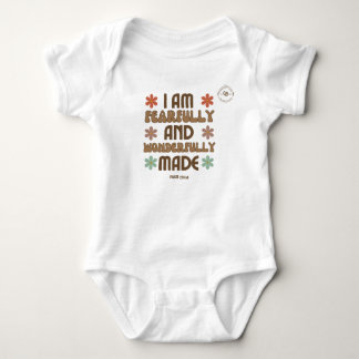 I Am Fearfully And Wonderfully Made Baby Bodysuit