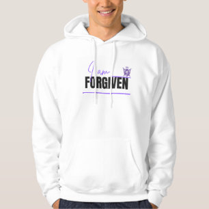 I Am Forgiven Christian Men’s Pullover Hoodie