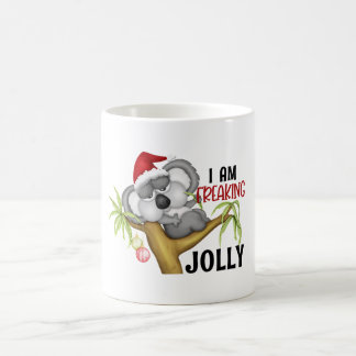 I am freaking jolly - Christmas koala Coffee Mug