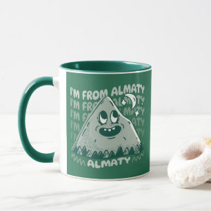 I AM FROM ALMATY KAZAKHSTAN MUG