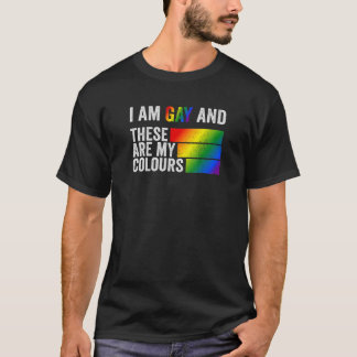I Am Gay And These Are My Colours T-Shirt