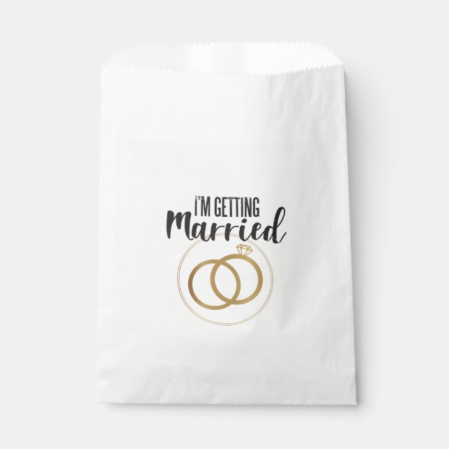 I am Getting Married Favour Bags (Front)