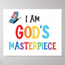 I Am God's Masterpiece Kids Bible Verse