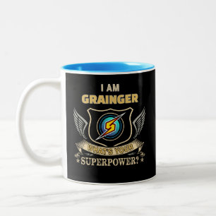 I Am GRAINGER What's Your Superpower Two-Tone Coffee Mug