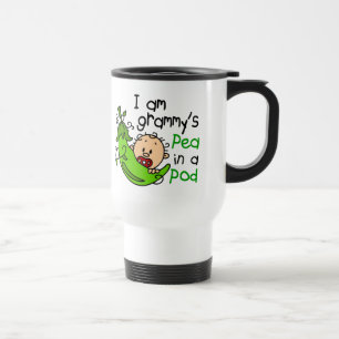 I am Grammy's Pea In A Pod Travel Mug