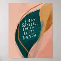 I am grateful for the little things - quote