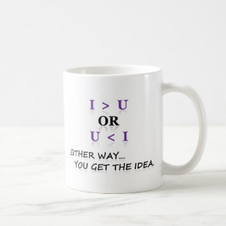 i am greater than you coffee mug