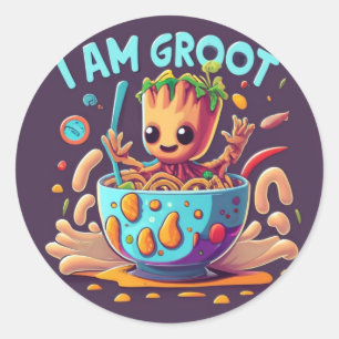 I am Groot Classic Round Sticker