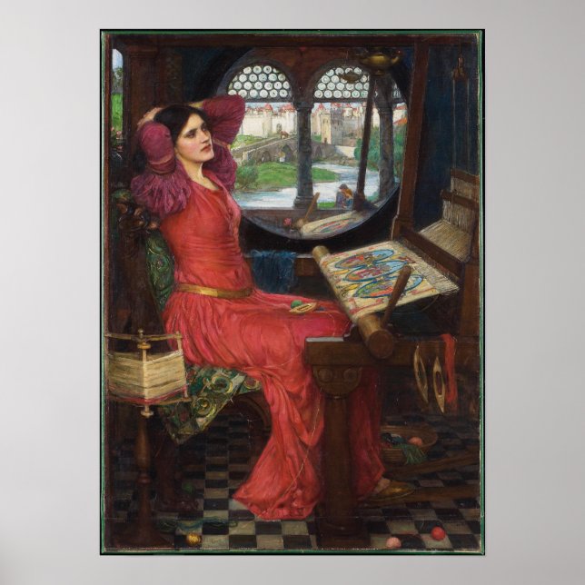 I Am Half Sick of Shadows - John Waterhouse Poster (Front)