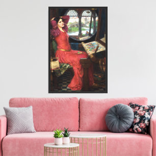 I am Half-Sick of Shadows said the Lady of Shalott Canvas Print