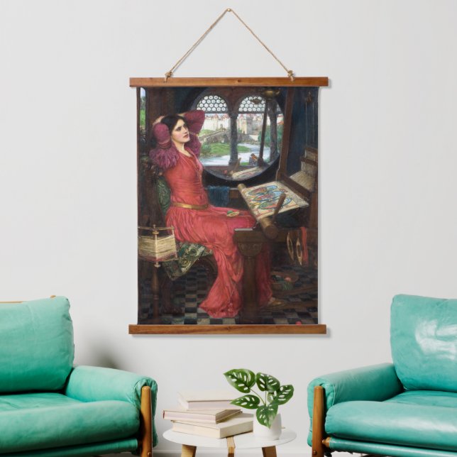 I am Half-Sick of Shadows said the Lady of Shalott Hanging Tapestry (Living Room)