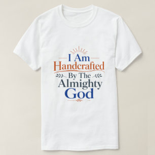 I Am Handcrafted By The Almighty God Scripture T-Shirt