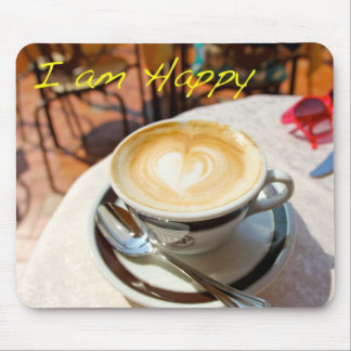 "I am Happy" Mouse Pad
