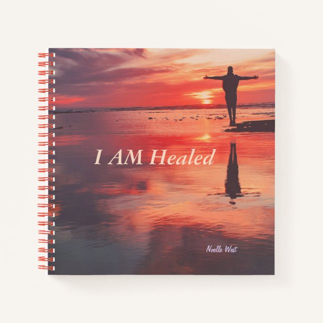 I AM Healed Dot Grid Journal (Front)