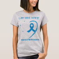 I am her voice she is my heart Autism awareness cl