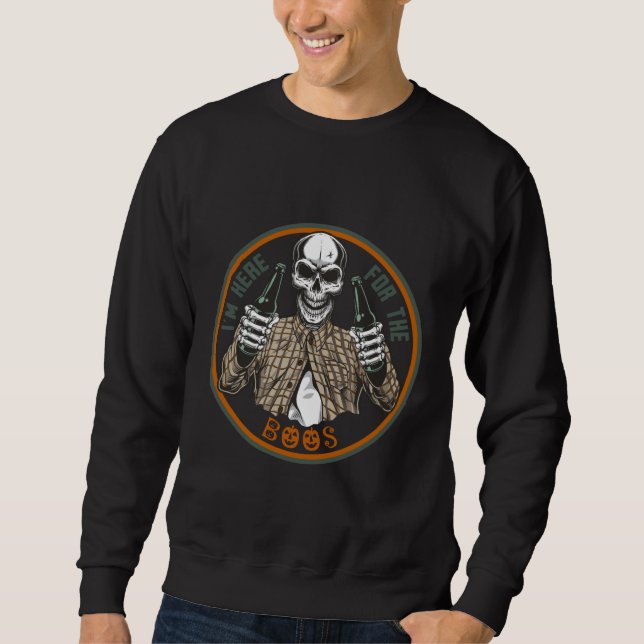 I am Here For the Boos - Halloween Sweatshirt (Front)