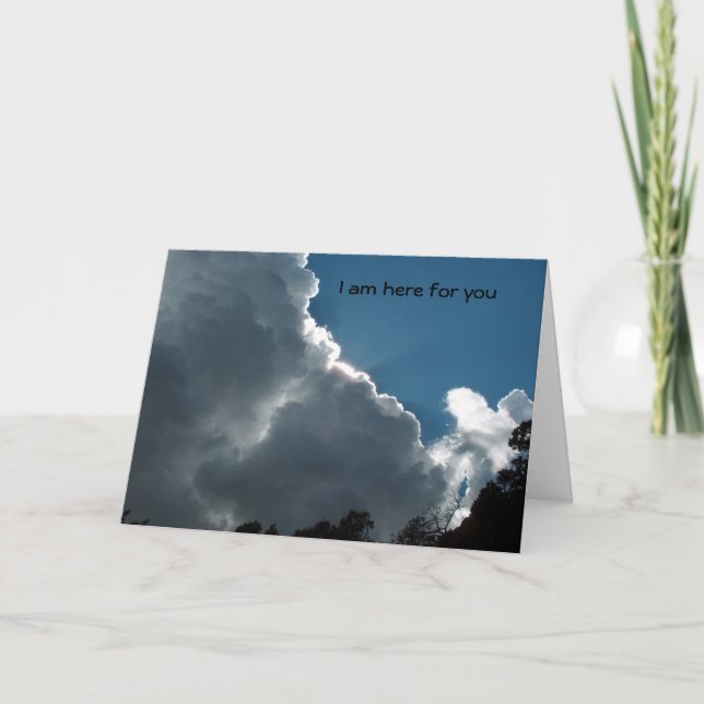 I  am here for you card (Front)