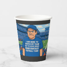 I am here to see my team not hear about Fantasy